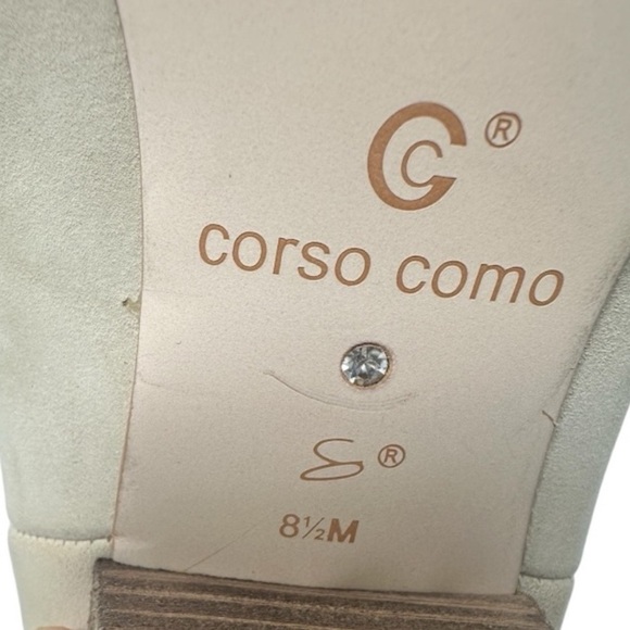 Corso Como Bueno Booties Boho Size 8.5 Beige Weave Ankle Boots Western Rodeo - Picture 7 of 12